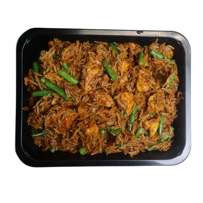 Surinaamse Nasi Kip Sperziebonen