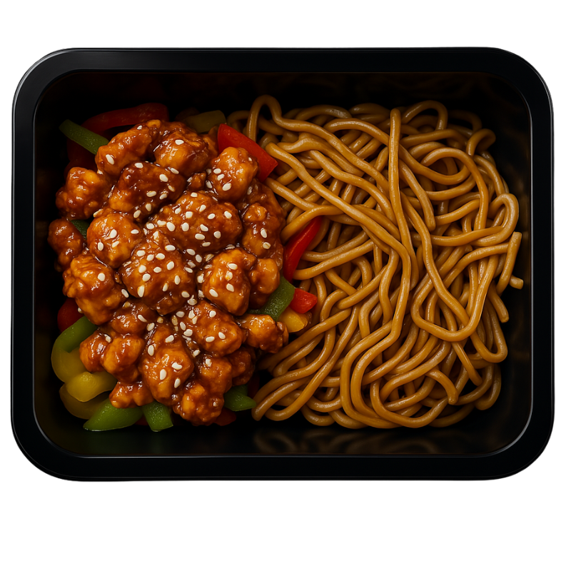Korean Kip BBQ Noodles
