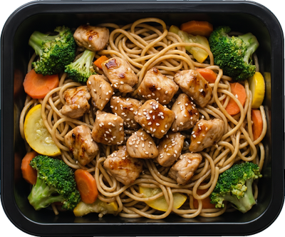 Chicken Teriyaki Noodles - bakje