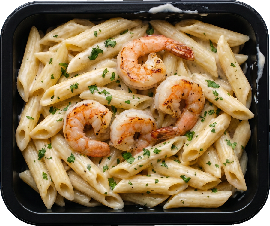 Roomsaus Garnalen Pasta - bakje