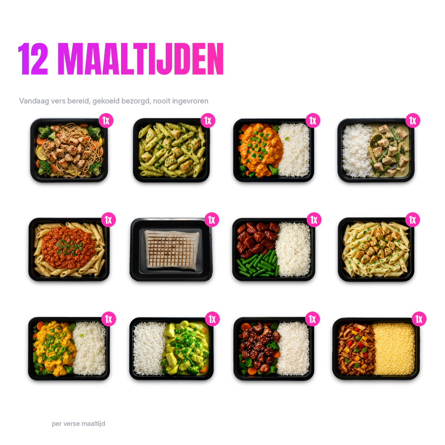 Loverpakket: de 12 best beoordeelde verse maaltijden