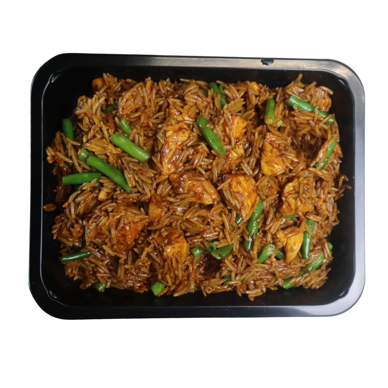 Surinaamse Nasi Kip Sperziebonen