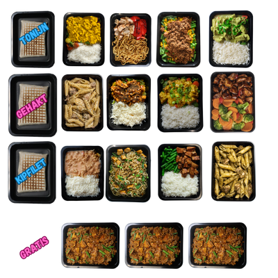 15+3 Gratis - Variatie Pakket (Droogtrainen)