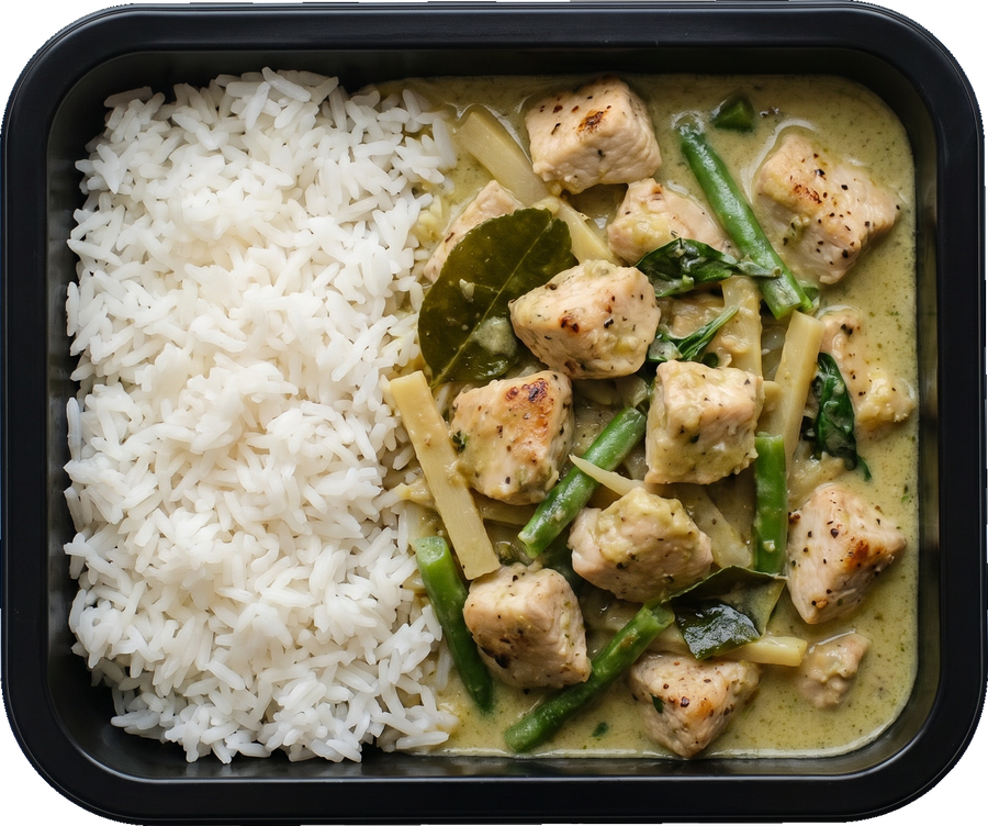 Green Thai Curry Rijst