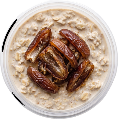 Overnight Eiwit Oats Met Medjoul Dadels - bakje