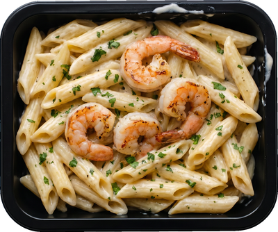 Roomsaus Garnalen Pasta - bakje